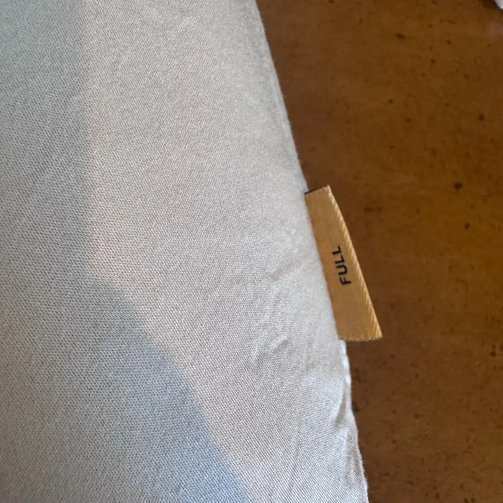 Quince Bamboo Sheet Set Full Sand NWOT Store Return